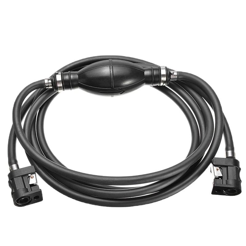 Boat Fuel Line Hose with Primer Bulb & Connectors 6mm for Yamaha Outboard Motor 4-200HP Marine Fuel Pipe Assembly 6Y1-24306-05