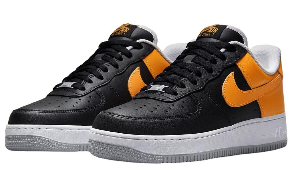 Nike Air Force 1 Low '07 Black Kumquat Light Smoke Grey FB7162-081