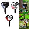Garden Stake Sturdy Unique Ornament Gifts Patio Stake Versatile 2D Acrylic Plaque for Porch Backyard Pathway Outdoor Patio