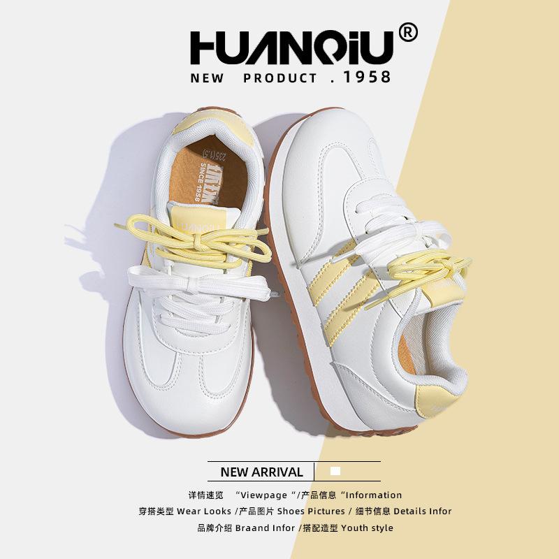 Global Platform German Training Shoes Women's ZHQ3786 New Versatile Comfortable Soft Sole Light Casual Student Board Shoes Women