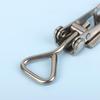 1Pc 304 Stainless Steel Boat Deck Clamp Hasp Lock Heavy Duty Fastener For Marine Locker Strong Anti Rust Construction
