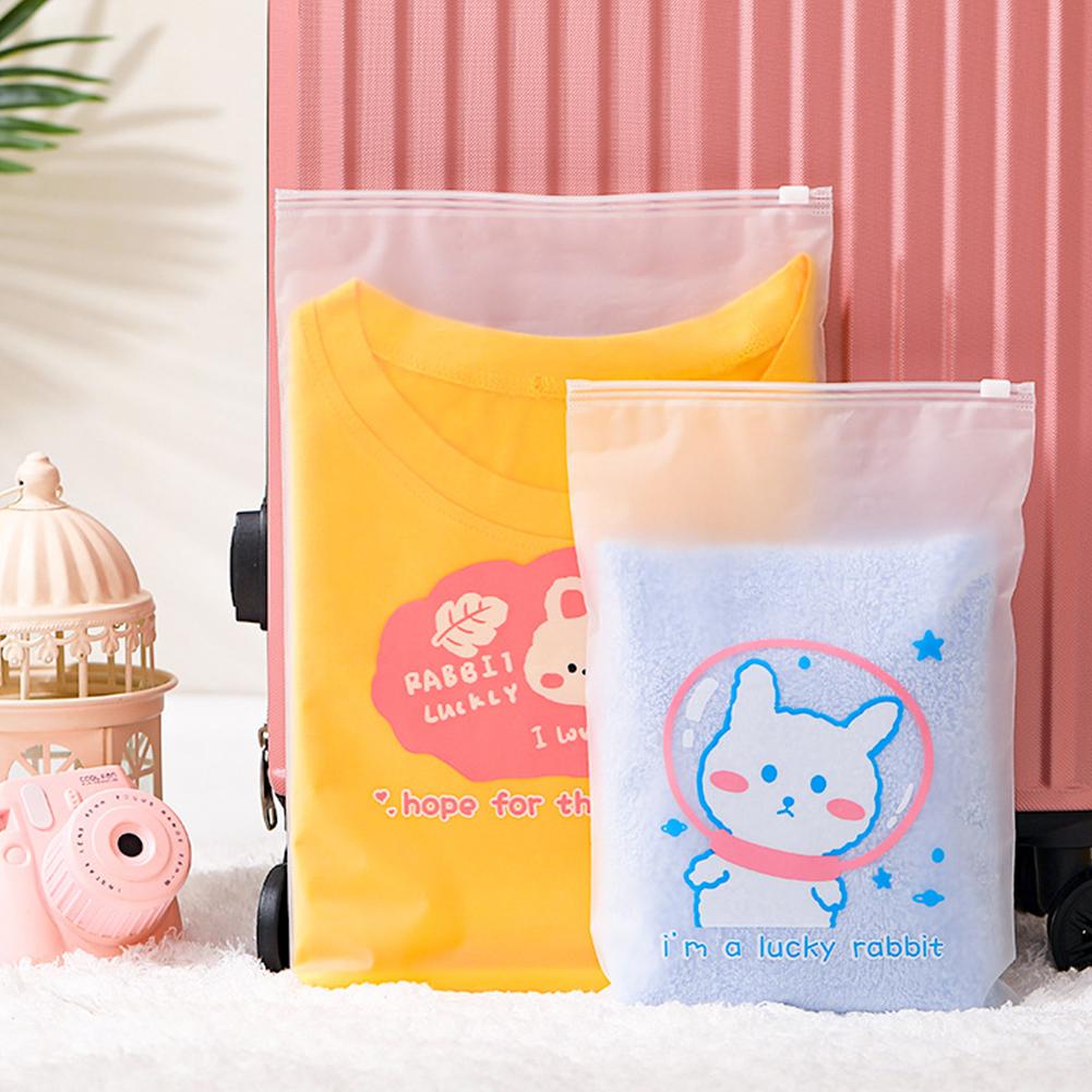 10Pcs Travel Portable Clothes Shoes Storage Waterproof Transparent Drawstring Cosmetic Bag Girl Clear Makeup Bag Organizer