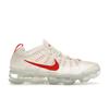 Air VaporMax 2023 Flyknit Sail Track Red Women Sneakers Cream Phantom Metallic-Silver DV6840-102