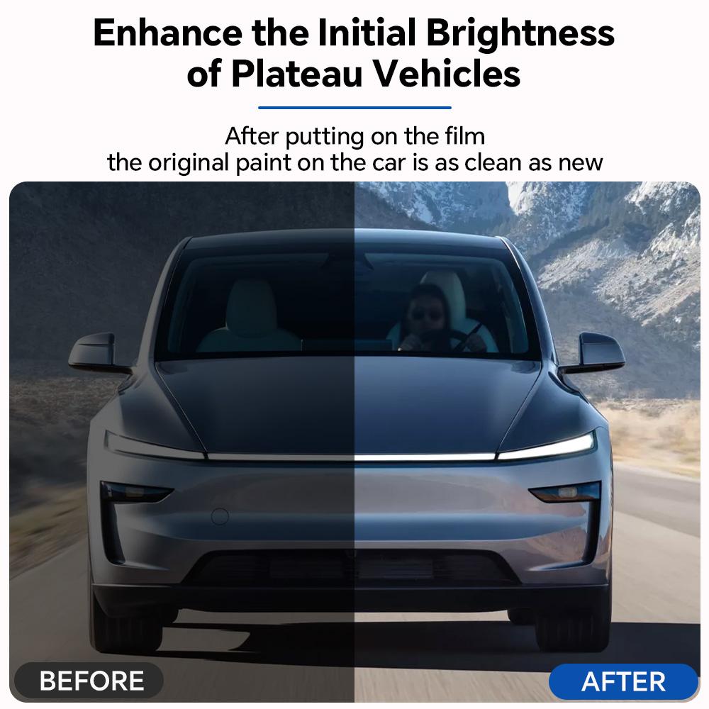 For Tesla Model Y Juniper 2025 2026-UP PPF Car Film Protective Film Front Door Rear Door Extended Bumper Lamp Car TPU Vinyl Wrap