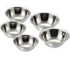 Plonge III Stainless Steel Bowl & Perforated Strainer 5-Piece Set A MG-0469