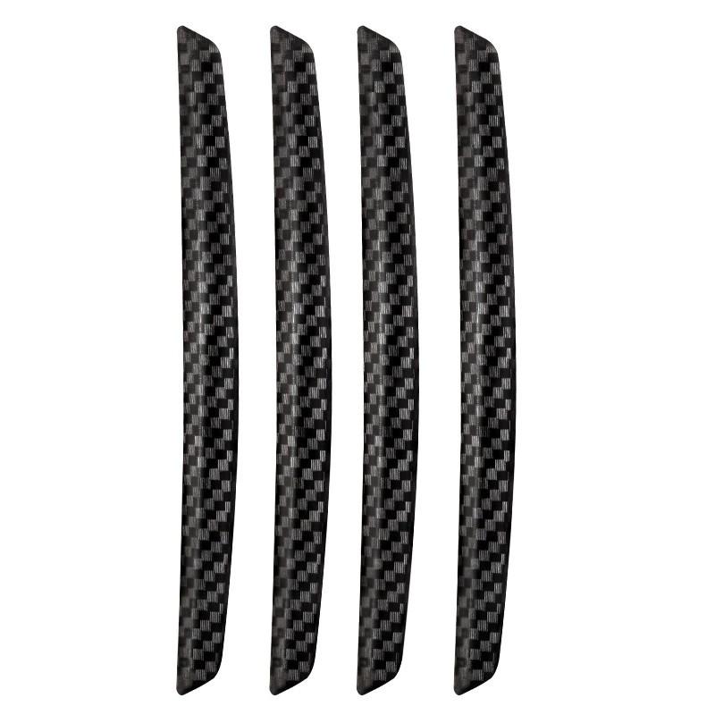 New Product: 4-piece Car Door Anti-collision Strip with Carbon Fiber Texture for Door Opening Scratch Resistant Protection Car