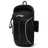 New LiNing Polyester Arms Bag Cell Phone Pouch Unisex Black ABDV087-1