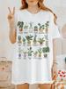 House Plant Oversized Tshirt Boho Crazy Plant Lady Women Basic Leisure Loose Fit Top Tee Fashion Retro Female Clothe Summer New