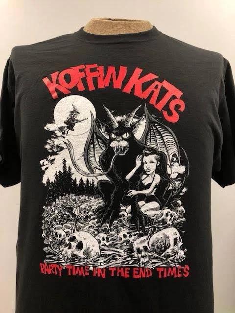 

Rare! The Koffin Kats Band Black Shirt Unisex S to 4XL M