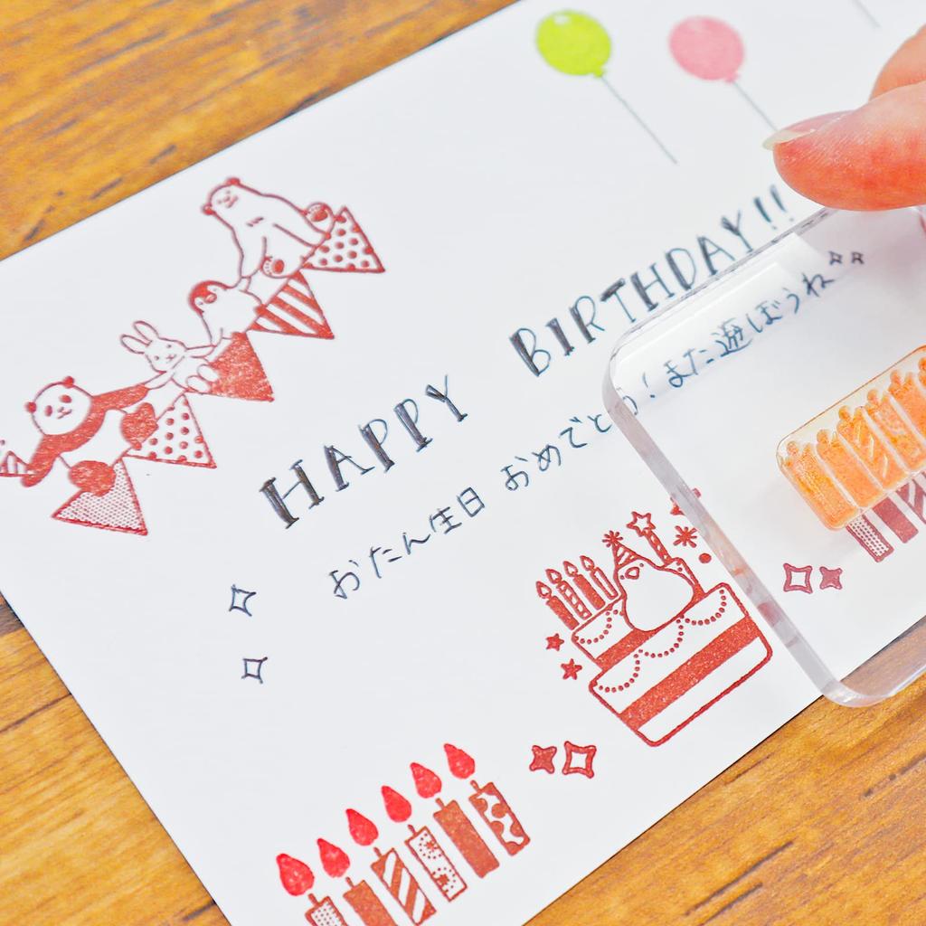 World Craft Stämpel Transparent Stämpel Chokkori Friends HYCS-003