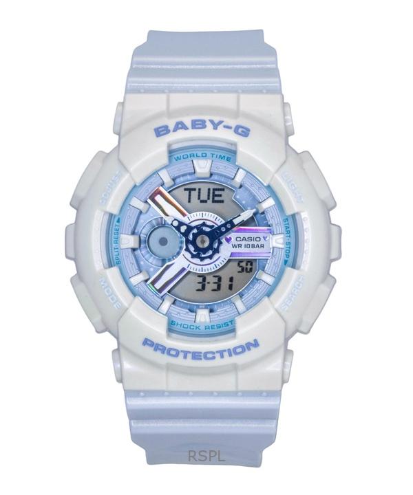 Casio Baby-G Analog Digital Resin Strap Blue Dial Quartz BA-110PD-2A 100M Women s Watch