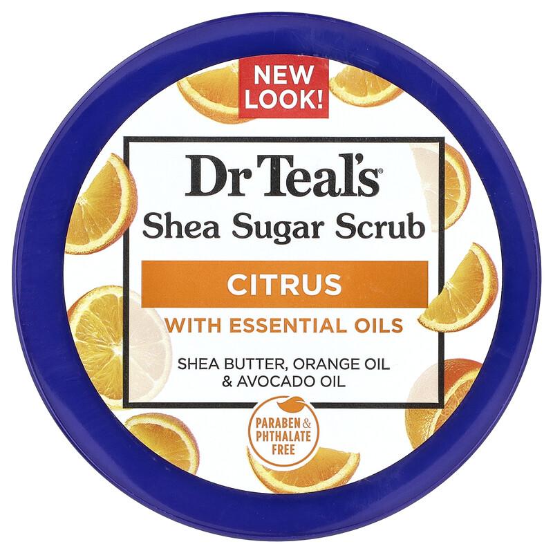 Shea Sugar Scrub, Citrus, 19 oz (538 g)