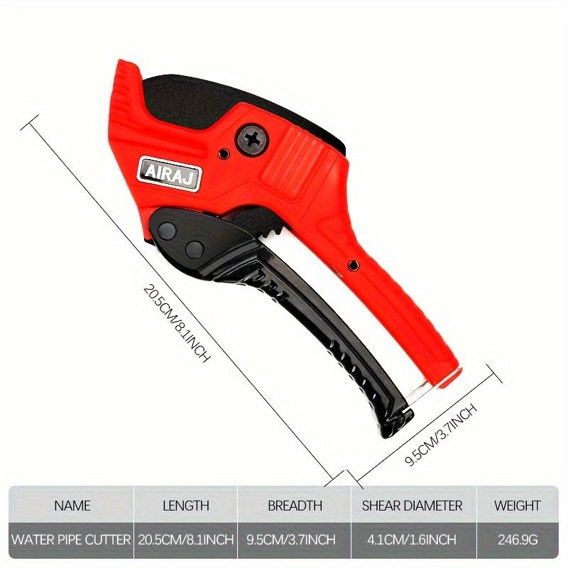 AIRAJ Pex Cutter 42mm Pex Pipe Cutte PEX Tube Cutter 8Inch Sk5 PEX Pipe Cutting Tools for PEX PVC PPR Plastic Cutting Hand Tools
