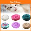 Accogliente Lettino Rotondo in Peluche per Cani e Gatti Disponibile in Diverse Misure e Colori