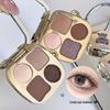Kakashow Little Bear Earth Tones Eyeshadow Palette - Shimmer & Matte Finish, Under-eye Brightener, Student-Friendly.