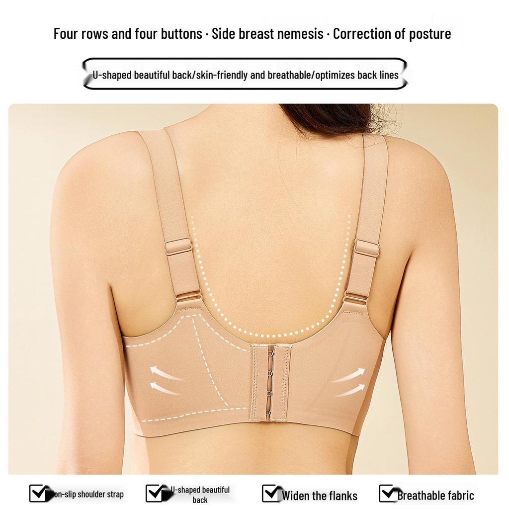 Invisible Full Cup Minimizing Lift Bra with Side Support
