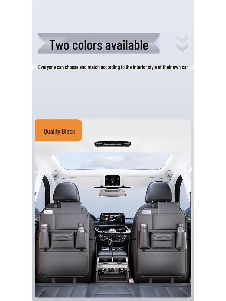 Car Seat Back Organizer - Multifunctional Hanging Storage Bag