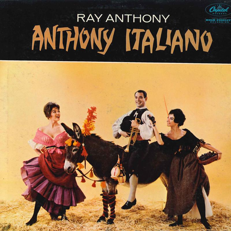 LP Record RAY ANTHONY - Anthony Italiano T1149 CAPITOL 1959 US Jazz Used