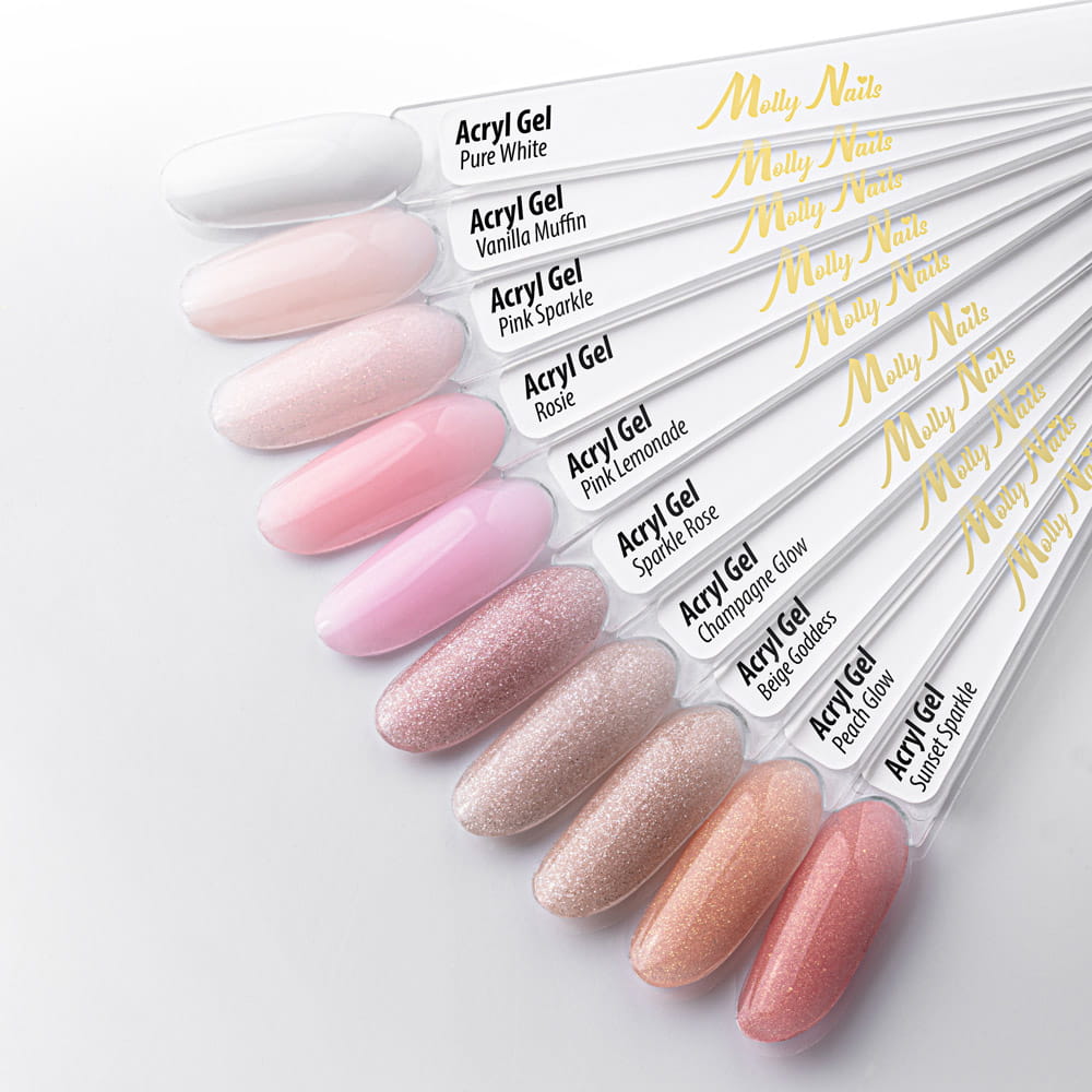 Akrylożel Polygel Żel Budujący Do Przedłużania Acrylgel Molly Nails Hema/Di-Hema Free Beige Goddess 30 Ml
