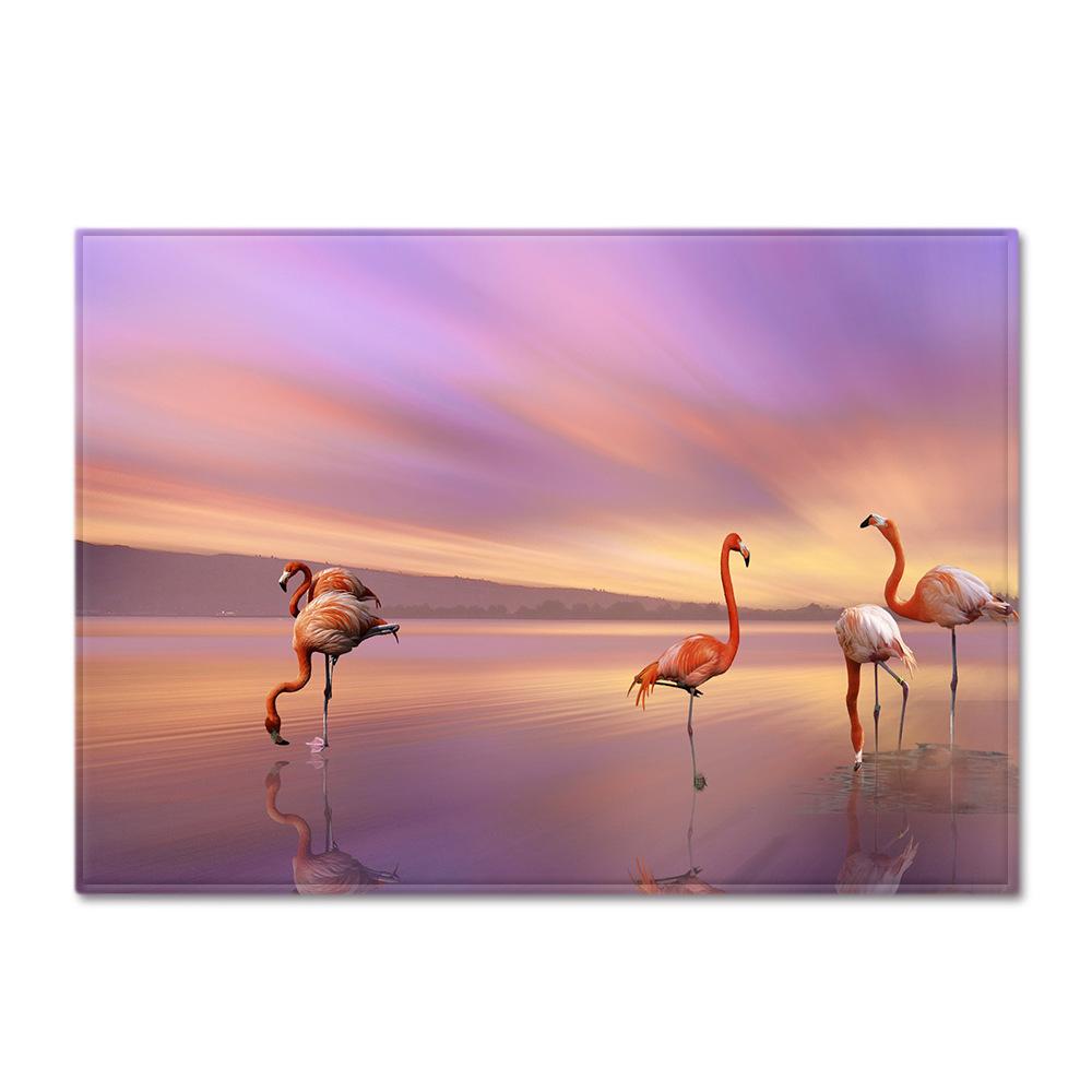 Flamingo Large Carpet Feather Wind Bedroom Floor Mat