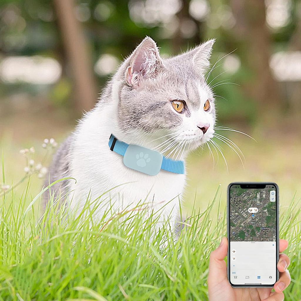 GPS Cat Trackers Collar Safety Protection Anti Lost Pet Kitten Tracking Cat Collar Pet Kids Keys Pets Dog Locator Supplies