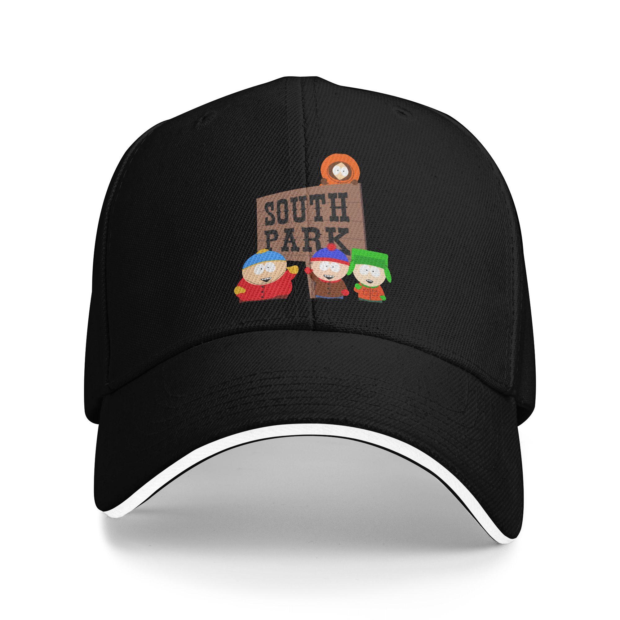 

Unisexs WoUnisexs SouthParks Cartoon Outdoor Hat Cartman Kyle Kenny Stan Adjustable Baseball Caps New Baseball Cap Sports Hats One Size