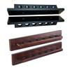 Billiard Cue Rack Compact Wood Wall Mounted Holder Organizer for Pool Bar Club Home Game Room Storage