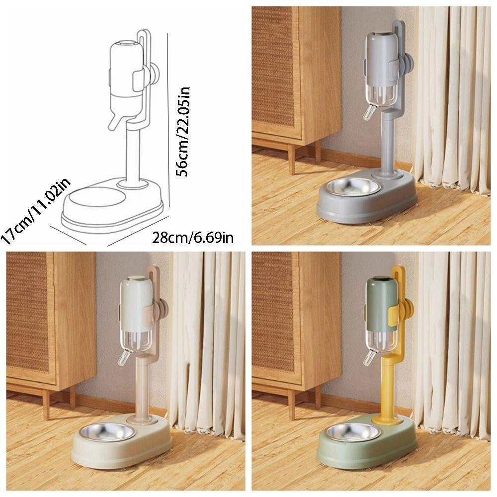 Multifunctional Pet Automatic Water Dispenser Pet Non-wet Mouth Feeder  Drinking Fountain Bowl