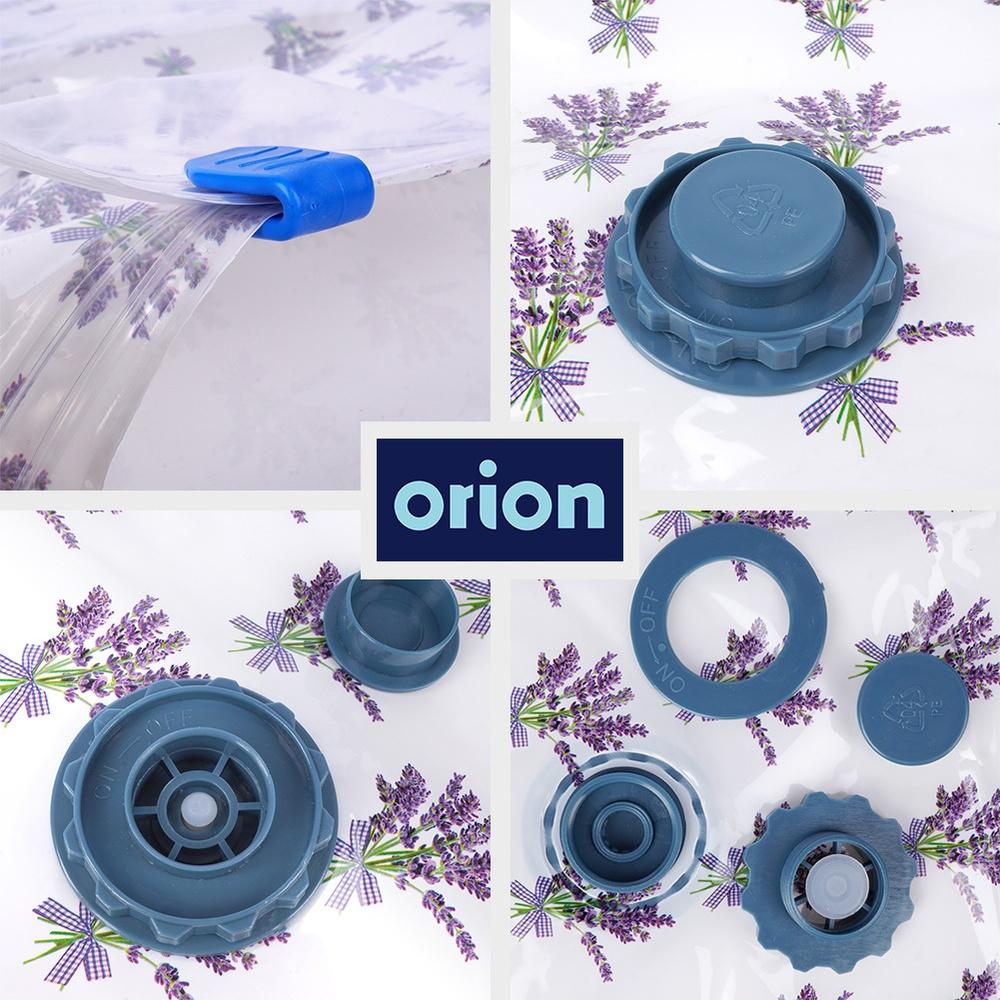 Lavender Vacuum Bags For Clothes And Bedding 100X130 Cm, 6 Pcs.