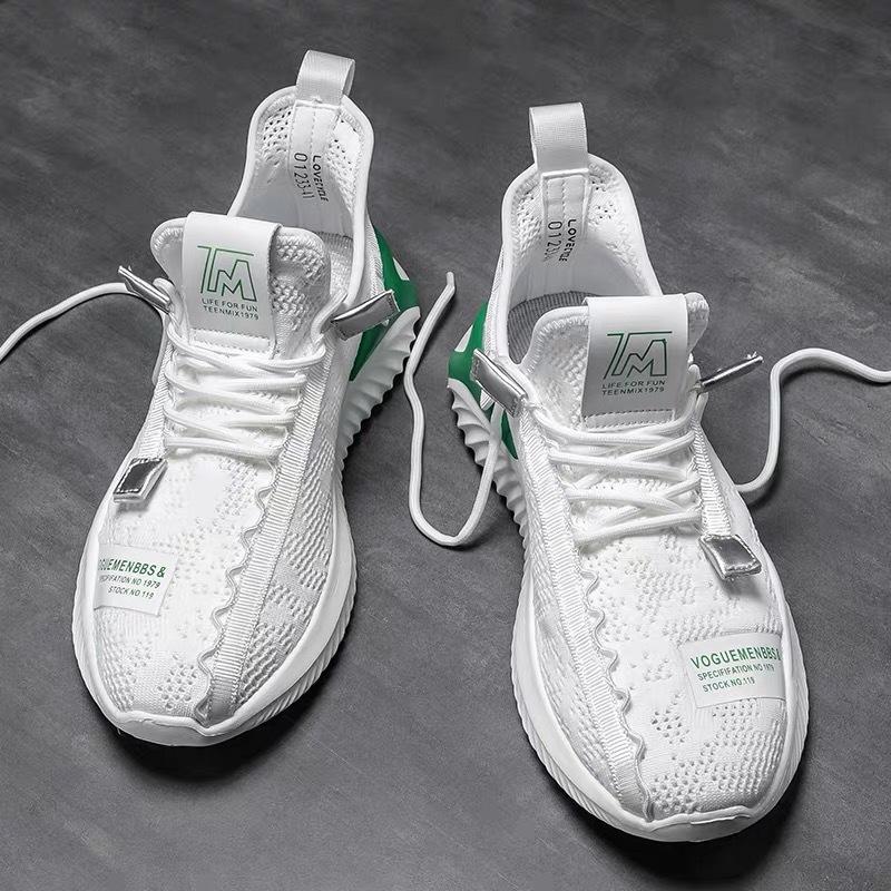 

Мужские кроссовки, дышащие кроссовки для бега, для спорта на открытом воздухе, модные, удобные, повседневные, для пар, для спортзала, мужская обувь, обувь для мужчин 10 белый