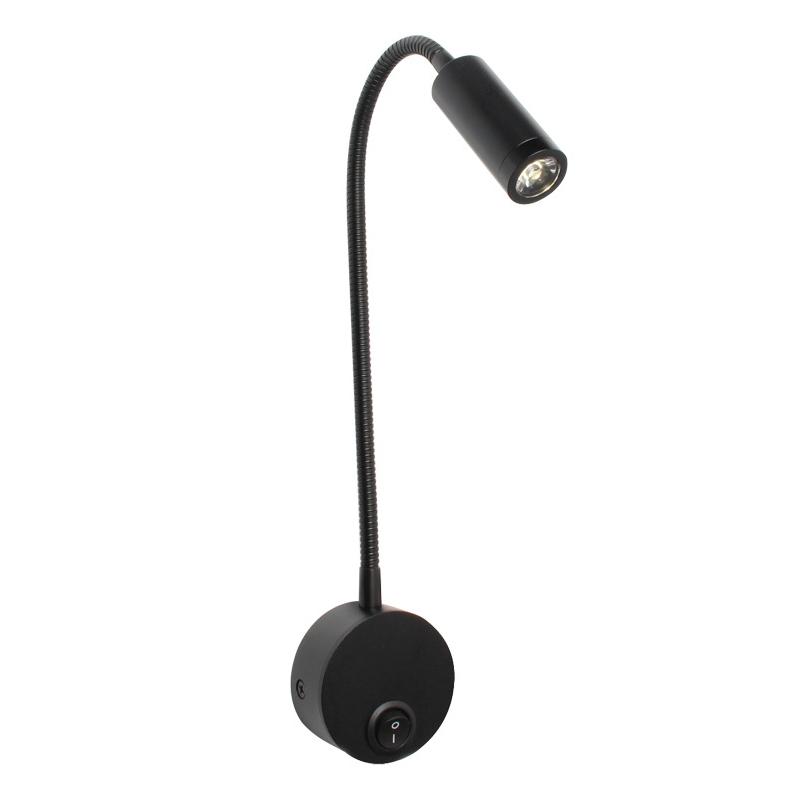 Bedside Working Study Reading Lamp Wall Lamp Sconces 3W LED Book Lamp Wall Night Light Fixtures Spot LED Gooseneck Reading Light