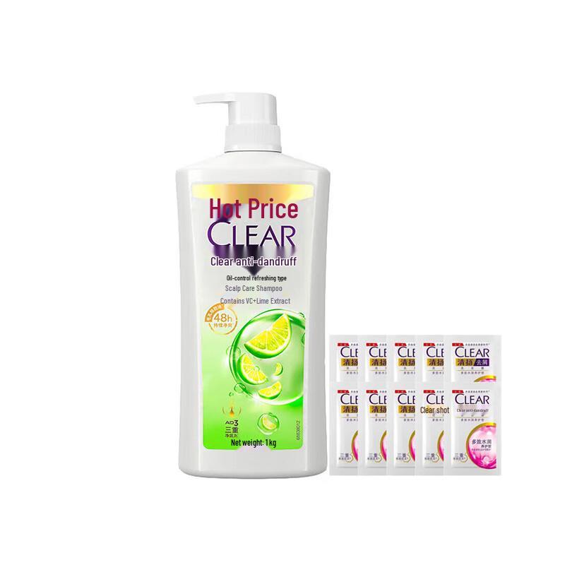 

Clear Anti-Dandruff Scalp Care Shampoo - Oil Control & Refreshing