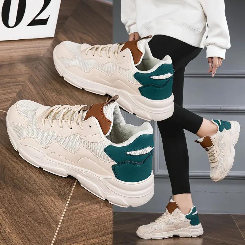 All Seasons Women's Sports Shoes Flat Bottomed Walking Shoes with Mesh and Thick Soles Are The Best Women Shoes for Walking All Day Long At Work