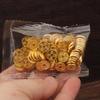 Gold Sand Alloy Ingot Basin Ornament for Wealth Attraction & Home Gifts