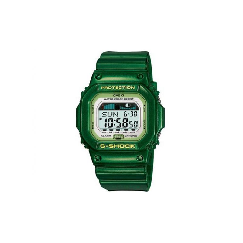 

Casio G-LIDE series waterproof and shockproof date display week display world time quartz movement resin strap Japanese and Korean watch GLX-5600A-3D серый