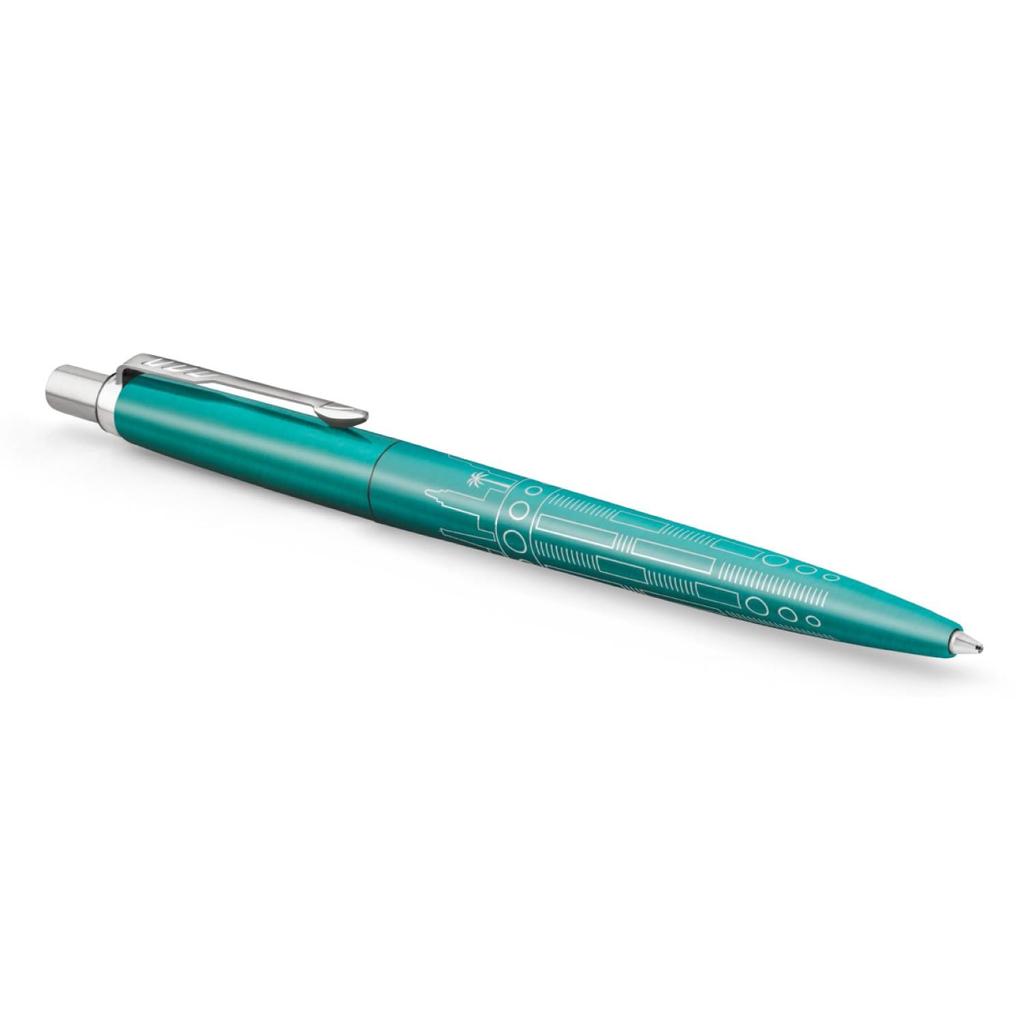 PARKER Jotter Turquoise CT Special Edition Ballpoint Medium Gift Luxury 2221607 Pen, Nib, Oil-Based, Boxed, Gift,
