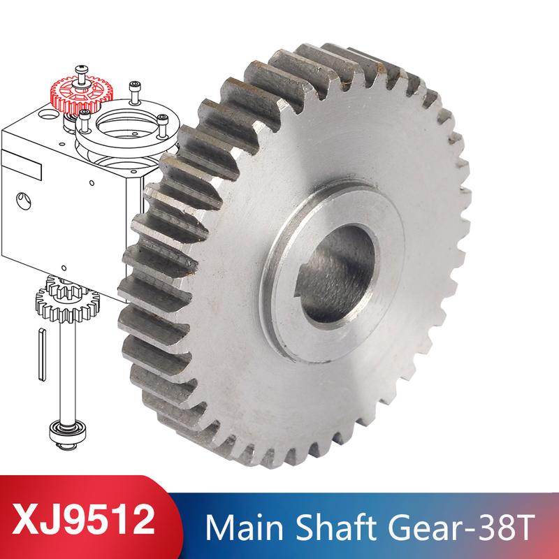 Main Shaft Steel Bridge Gear 38 Teeth Steel Intermediate Gear ,XJ9512&XD9512-138 Countershaft Gear 12mm