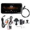 Motorcycle Dash Cam 6.25 Inch 12MP 150 Degree Wide Angle Front and Rear Camera Motorcycle Driving Recorder