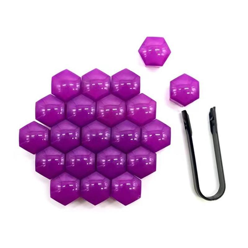 Tapa decorativa para tornillos de neumáticos de automóvil de 17 mm, 19 mm y 21 mm: cubierta protectora para cubo de rueda