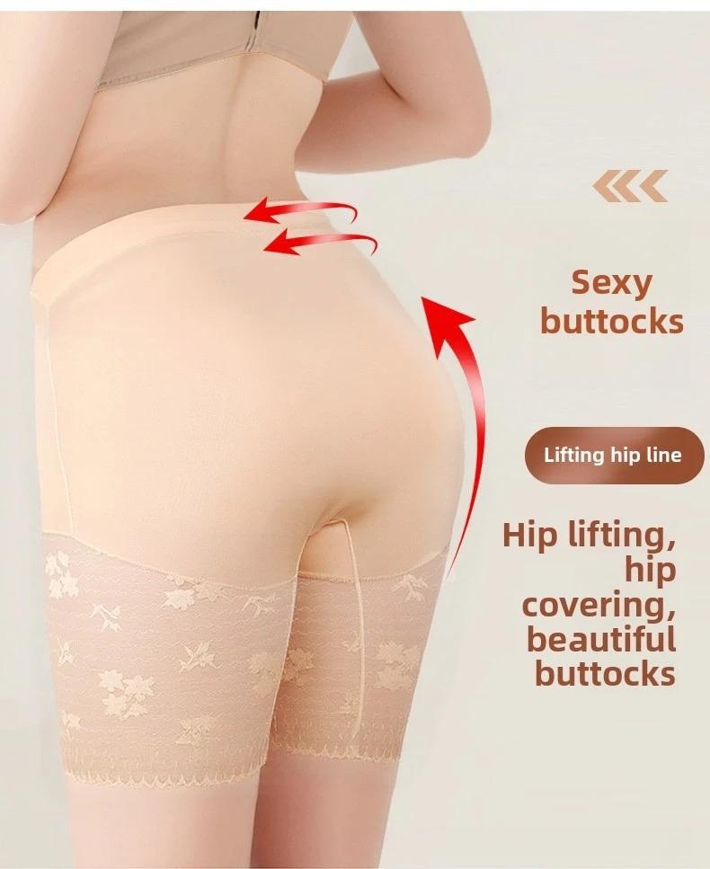 Plus Size Safety Shorts Summer High Waist Elastic Underskirts Short Panties Female Sexy Lace Anti Chafing Boxers Pants 140KG