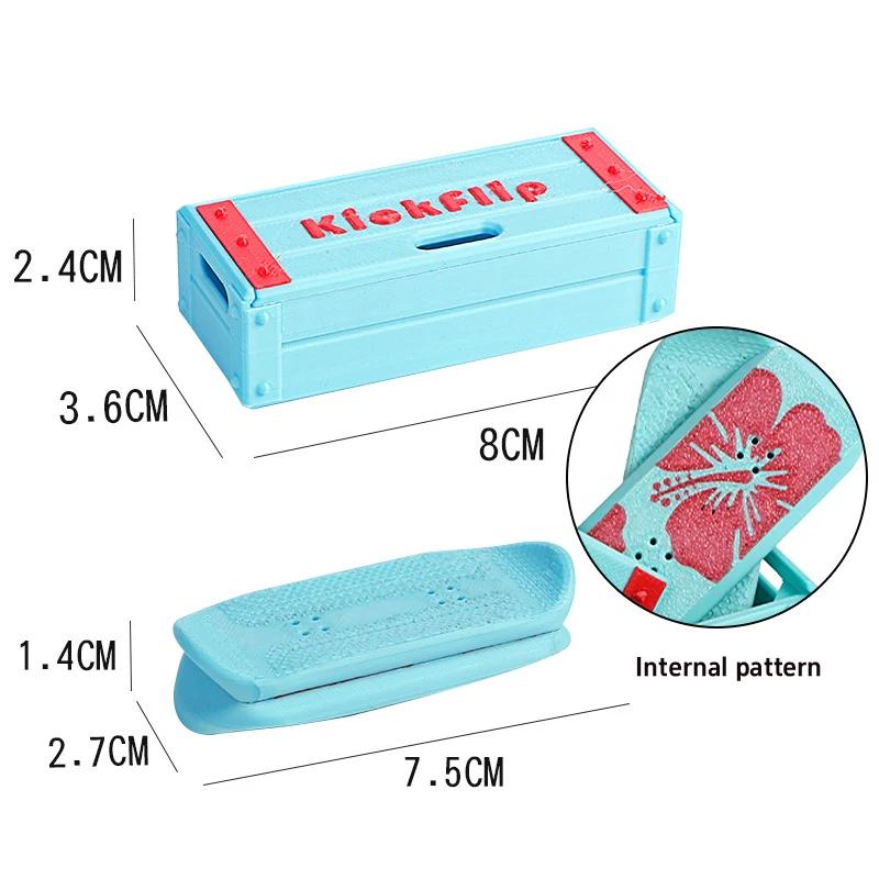 Finger Skateboards Magnetic Mini Deck Fidget Finger Skate Board For Kids Party Boys Classroom Birthday New Year Gifts