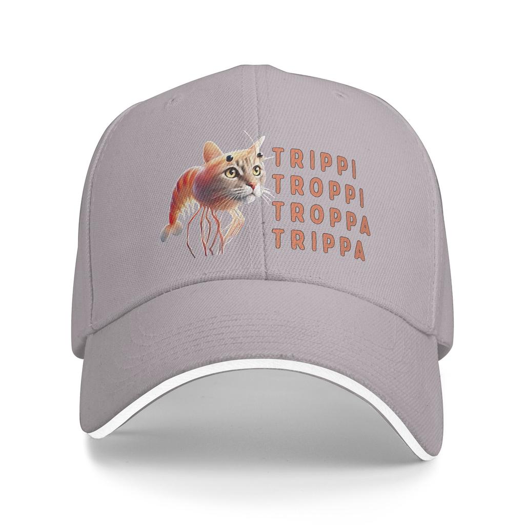 Trippi Troppi Cat Baseball Cap  Street Style Hip Hop Hats Summer Couple Women Kpop Rock Baseball Caps