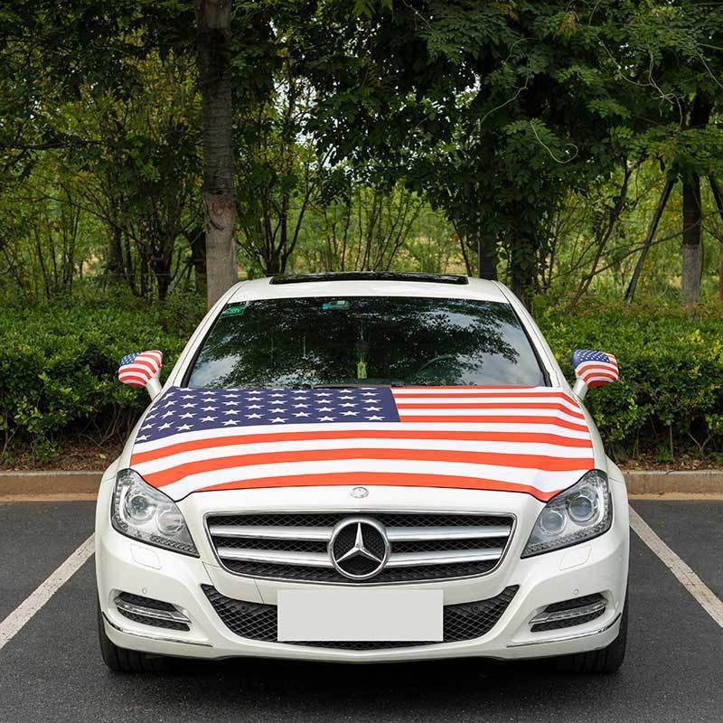 Independence Day Car Flag American National Day Car Flagpole Card Flag