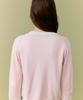 Deolil Crop Button Cardigan_Pink