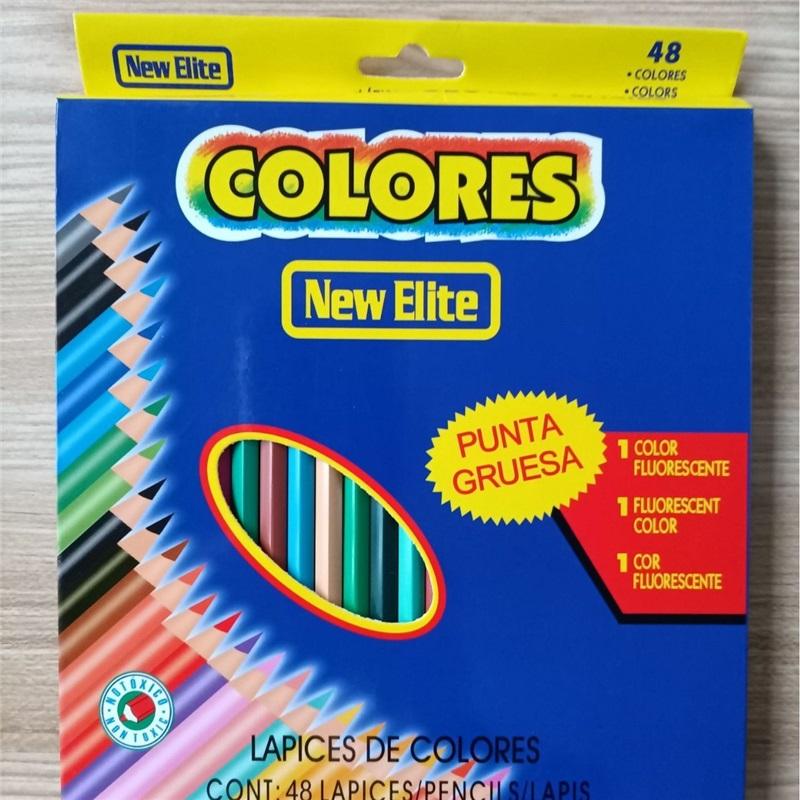 Plastic Color Lead Oily Painting Color Pencils Special Stationery Brush Set Pencils For Children And Students