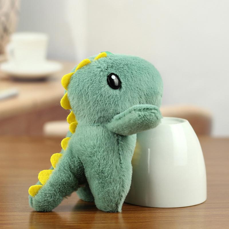 1 шт. Милая плюшевая игрушка-динозаврик, кукла-подвеска, брелок, портативная плюшевая игрушка-кукла, брелок-подвеска для сумки