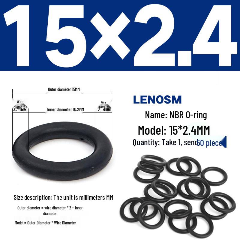 High-Pressure NBR Nitrile Rubber O-Ring Seal - Wear & Oil Resistant