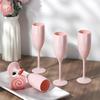 12pcs Champagne Flute Champagne Glasses Toasting Champagne Goblet Plastic Unbreakable Champagne Cups for Wedding Party Plastic Goblet Champagne Glass