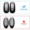 For Infiniti Key Fob Cover With Keychain, 3 4 5 Button Car Key Case For Q50 Q60 QX60 QX50 QX55 -2024