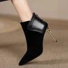 Fashion High Heels Women Ankle Boots Sexy Pointed Toe Designer Shoes Winter Fashion New Pumps 2025 Dress New Luxury Boots Mujer Zapatos